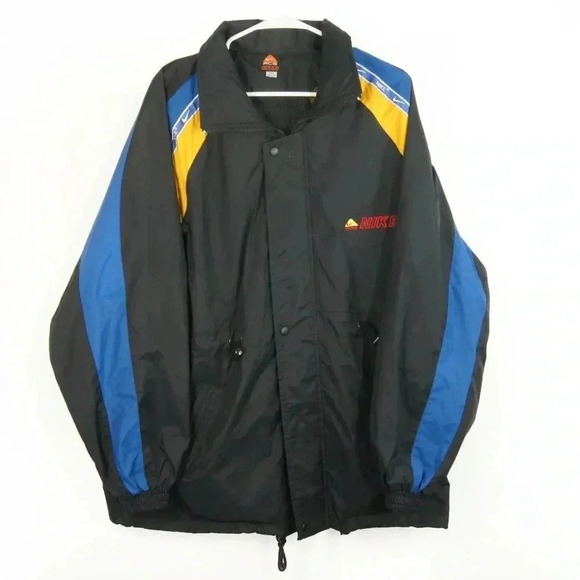 Vintage 90s Nike ACG Black Blue Windbreaker Jacket - Picture 2 of 3